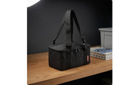 Rectangular Car Stop Device Bag Black Zippered Storage Bag Soft-Sided Lightweight