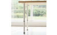 Adjustable Table Leg with Mounting Plate Collapsible Table Legs with Mounting Screws Heavy Duty Storage for DIYers, RV