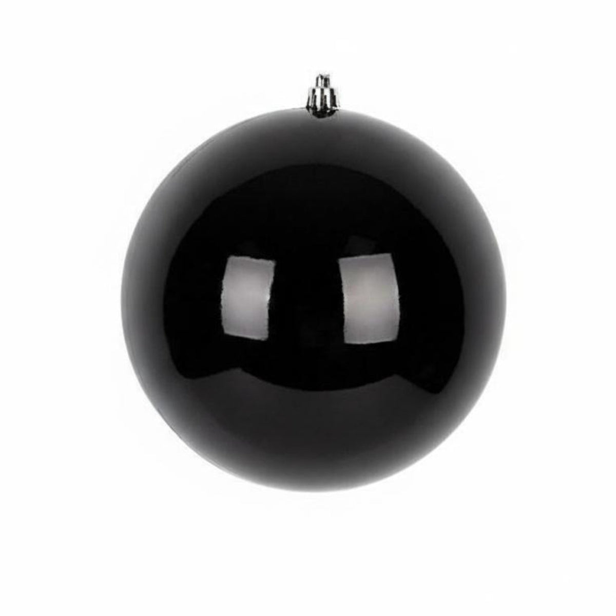24 Pieces Black Christmas ornament Set Electroplated Hanging Bauble Multi-Finish