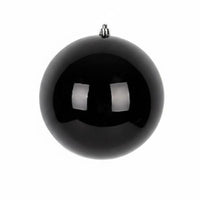 24 Pieces Black Christmas ornament Set Electroplated Hanging Bauble Multi-Finish