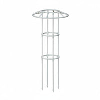 Outdoor Use Umbrella Trellis Strong Metal Multi-Loop Plant Support Easy to Place Clematis Support Frame Rust-Resistant for Potted Plants, Balcony