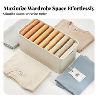 Clothing Divider Box Space Saving Closet Organizer Large Capacity for Dorm Room