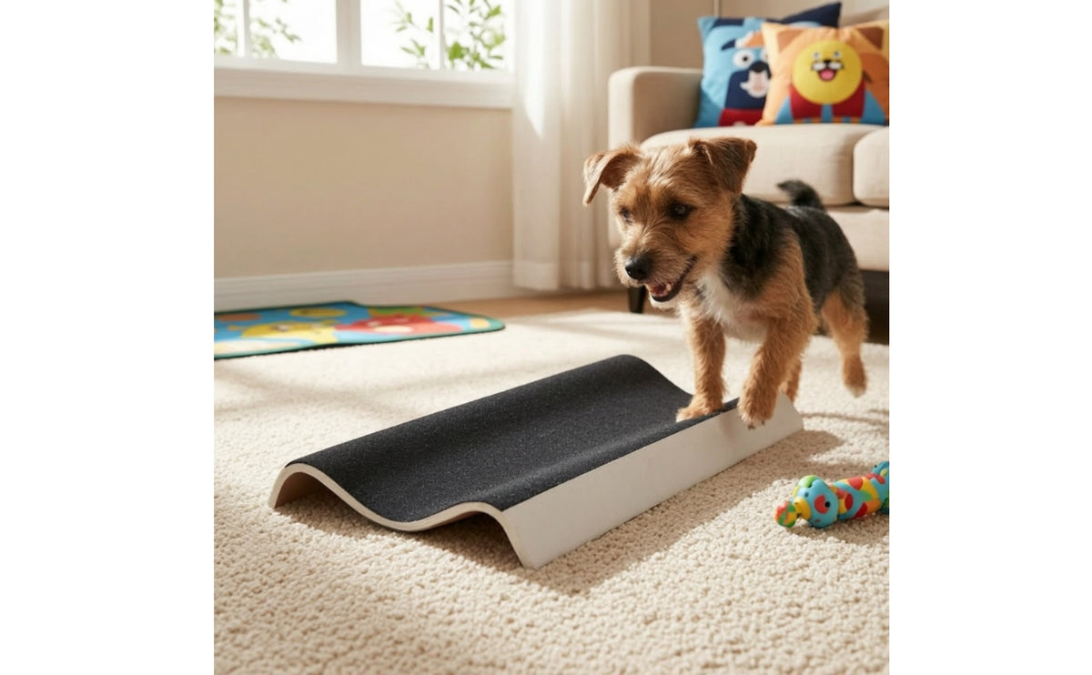 Dog Nail Scratching Surface Wooden Pet Nail Filing Board Rough Grooming Tool for Dog, Scratching Practice