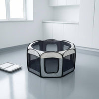 Mesh Feline Maternity Tent Waterproof Foldable Feline Tent Detachable Bottom Pet Shelter Ventilated for Breeding
