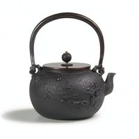 Cast Iron Teapot Traditional Tea Kettle with Infuser Heat-Retaining Tea Kettle with Removable Infuser