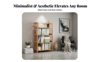 Simple Design Multi-Tier Shelving single design Multifunctional 6-Tier Etagere shelving single design Large Capacity shelving single design Easy to Assemble for Children, Homeowners, Apartment Dwellers, Study, Child's Room, Bedroom, Entryway