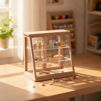 Dollhouse Bakery Cabinet Clear Furniture Realistic