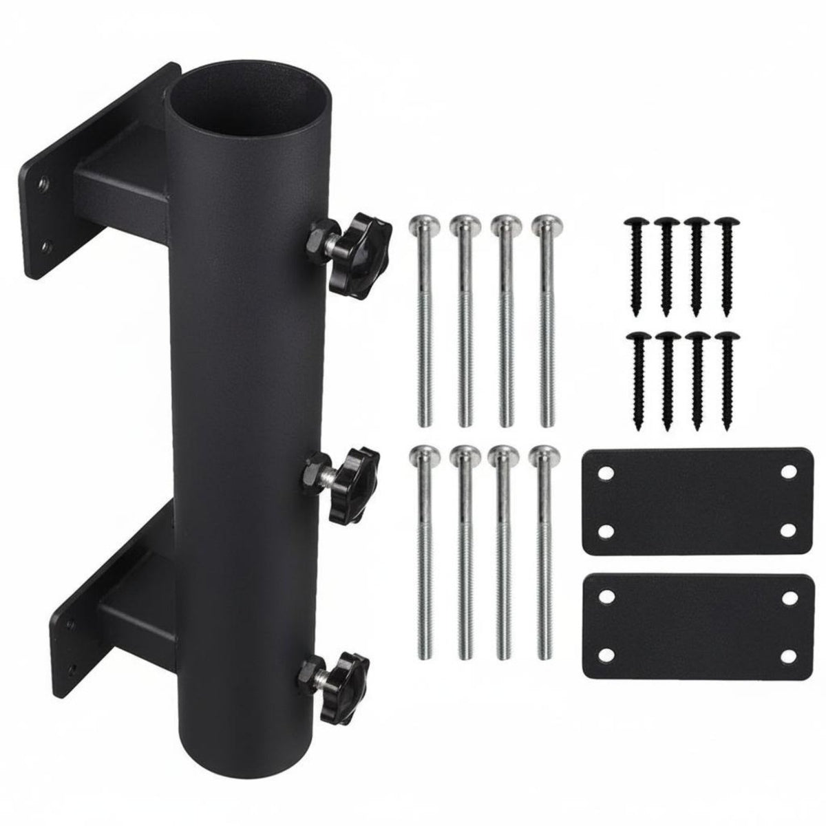 Deck Railing Umbrella Holder Heavy Duty Railing Umbrella Holder Stable Outdoor Hardware for Poolside