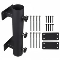 Deck Railing Umbrella Holder Heavy Duty Railing Umbrella Holder Stable Outdoor Hardware for Poolside