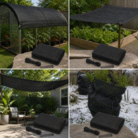 Heavy-Duty Black Sun Shade Net for Garden, Greenhouse, and Agriculture - UV Protection and Dustproof