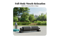 Full Body Use Suction Cup Massage Roller Solid Core Spiky Foam Roller with Stand High Load Capacity Fitness Equipment for Athletes, Home Gym