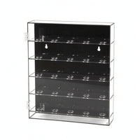 Dustproof Golf Ball Cabinet with Hinged Door Wall-Mounted Golf Ball Display Case Acrylic Transparent for Collectors, Golfers, Office, Game Room
