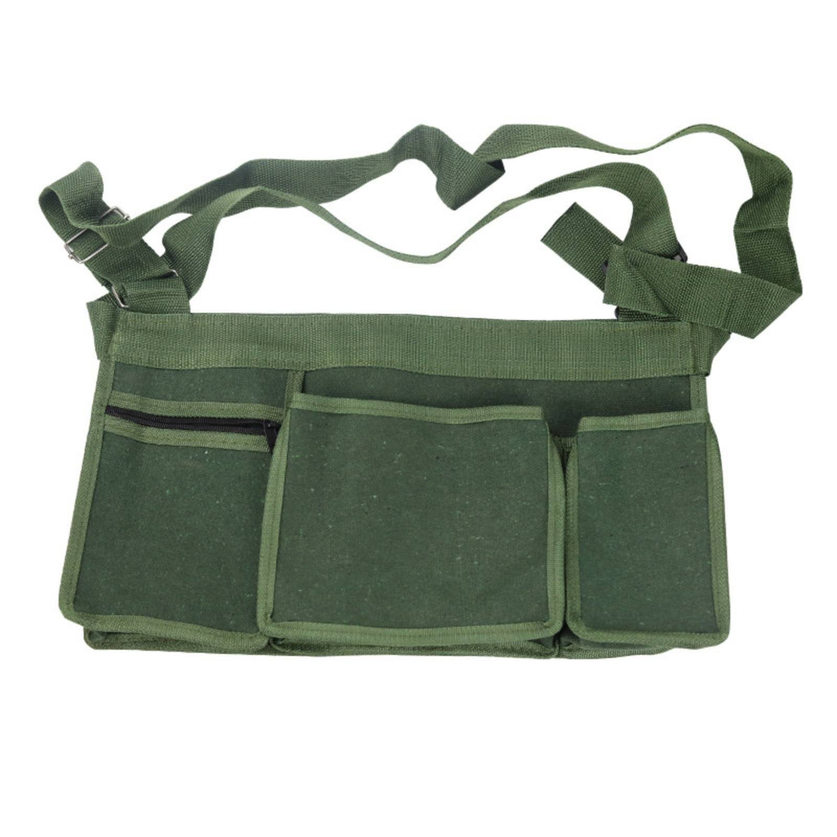 Fruit Picking Bag Adjustable Strap Canvas Harvest Pouch Multiple Pockets Canvas Waist Pouch for Farmers, Gardeners, Orchard, Harvesting, Outdoor Work