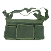 Fruit Picking Bag Adjustable Strap Canvas Harvest Pouch Multiple Pockets Canvas Waist Pouch for Farmers, Gardeners, Orchard, Harvesting, Outdoor Work