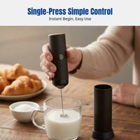 220V Rechargeable Whisk Beater, Electric Hand Blender, Milk Frother, Compact Kitchen Appliance, High Speed, Home Use