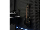 Space Saving Self-Locking Guitar Wall Hanger Easy Installation Wooden Base Guitar Hook Foam Padded Musical Instrument Accessory for Guitarists