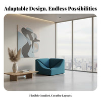 Influencer design & aesthetics fluffy Couch plush contour U-Shaped sectional Seating low-slung Living Room Furniture sturdy Construction for Interior Designers, homeowners, Families, Modern Home, Lounge Area