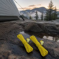 Dyneema Reflective Guy Ropes for Tents & Tarps, 2mm High-Strength Camping Cord
