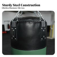 Stable Base Freestanding Striking Bag Stand Easy Assembly Striking Bag Stand Multi-Station Boxing Frame for Boxers, Combat Artists, Athletes, Home Gym, Workout, Garage
