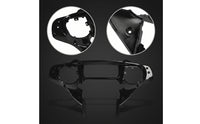Gloss Black Motorcycle Instrument Cover Panel Custom Dashboard Instrument Panel Cover Molded Inner Fairing Trim Kit Bolt-on for Harley Owners