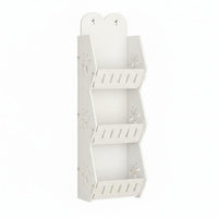 Waterproof Punch-Non-Damage Bathroom Shelf Renter Friendly Bathroom Shower Organizer Space Saving for Renters, Students, Washroom