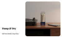 Versatile Cleaning Record Brush Super-Fine Bristles Vinyl Record Brush Washable Audio Accessory for Audiophiles, DJs