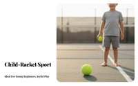 High Rebound Tennis Ball Natural Rubber Practice Tennis Ball Long-Lasting for Beginners, Amateur Players, School Gym, Backyard, Outdoor