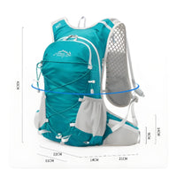 Trail Running Backpack Lightweight Sports Gear Carrier Adjustable Straps