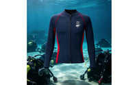 3mm Diving Suit Quick Dry Neoprene Wave-Riding Suit Sun Protection Snorkeling Wetsuit Set for Surfing, Swimming