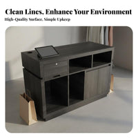 Retail Display Table Easy Assembly Boutique Shelving Unit Powder Coated Finish Freestanding Clothing Display for Event Planners