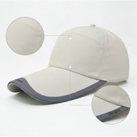 Safety Work Cap with Chin Strap Cotton Baseball-Style Bump Cap Hat Comfortable Breathable for Workers, Maintenance, Workshop