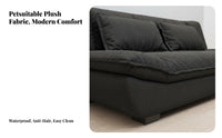 Space-Saving Fold-extendable Foam Loveseat Foldable Armless Fold-extendable Sofa Bed two-in-oneUse Sleeper Couch Removable and cleanable Cover for Apartment Dwellers, Students, Homeowners, Small Spaces, Living Room