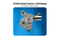 Uniform Atomization 3 Head Rotating Spray Nozzle Clog-Resistant Rotating Spray Nozzle Easy Installation for Car Washes, Cooling Systems