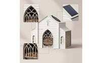 Chapel Bird Feeder Sturdy Hanging Bird Feeder Rust-Resistant for Garden