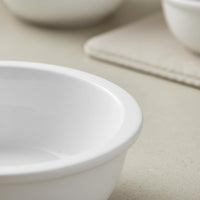 Ceramic Cat Bowl Easy to Clean Flat Bottom Cat Bowl Hygienic Shallow Pet Food Dish for Kittens, Small Dogs