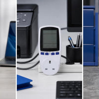 Power Monitoring Socket Lcd Power Meter Plug Energy Meter Plug Digital for Homeowners, Workshop, Student Rooms