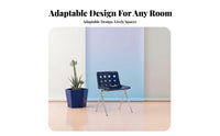 Perforated Backrest Cheese-Hole Chair Retro Design Indoor Seating Ergonomic Curve Single-Piece Molded Seat for Young Adults, Home Decorators, Dining Room, Restaurant, Reading Nook, Bedroom