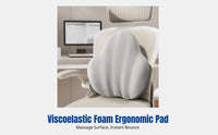 Adjustable Heated Pad, Memory Foam, Office, Car, Removable Cover