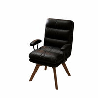 Sofa-Like Comfort Upholstered Swivel Armchair Multi-Use Desk Chair With Armrests Accent Seat Noiseless Rotation for Students, Office Workers, Adults, Study Room, Bedroom
