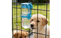 Hanging Pet Water Dispenser Space Saving Enclosure Mounted Water Bottle