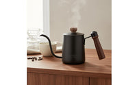 Steep-over Coffee Pot Stovetop Safe Steep-over Coffee Kettle Gooseneck Kettle Nonstick Coating Coated Kitchenware for Baristas