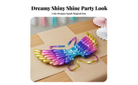 Colorful Designs Inflatable Angel Wings Lightweight Wearable Appendage Balloon for Children, Adults, Costume Parties, Dress-up Play