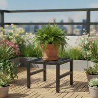 2 Pieces Metal Plant Stand Heavy Duty Furniture Space Saving for Garden, Balcony