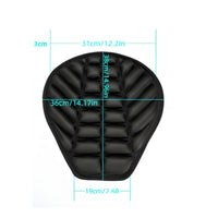 Waterproof Motorcycle Seat Cushion Sun-Proof Scooter Seat Cover Anti-Slip Design for Commuters, Summer Riding