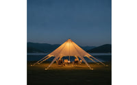 Canopy Tent Spacious Canopy with Support Pole Waterproof Tent with Stakes for Event Organizers, Campers, Backyard Gatherings