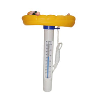 Aquatic Temperature Meter Thermometer Accurate Reading Buoyant Pool Thermometer Rope Tether Temperature Meter