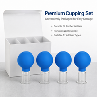 Silicone Facial Cupping Set, Face Massage Cups for Home Skincare, Skin Tightening & Wrinkle Reduction, Anti Aging Face Cupping Kit