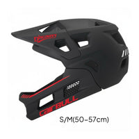 Adjustable Fit Detachable Chin Guard Helmet Vented Design Downhill Mountain Bike Helmet Ventilated Sports Gear for Children