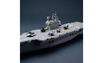 Static Aircraft Carrier Model Pre-Assembled Aircraft Carrier with Planes Desktop for Display Shelf, Bedroom Decor