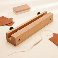 Wooden Stitching Clamp Solid Wood Leather Stitching Clamp Non-Slip